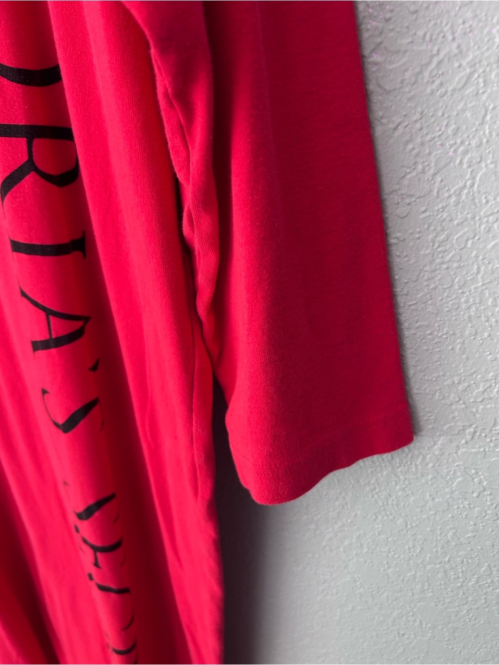 Victoria’s Secret Long Red Sleep Shirt Nightgown Size XL Long Sleeve - Picture 4 of 8